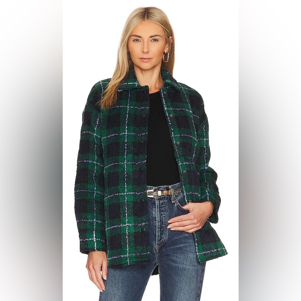 🆕Steve Madden “Belle” Plaid Shacket, Size Medium